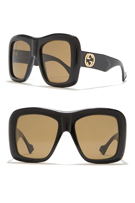 gucci sunglasses black womens|Gucci square sunglasses unisex.